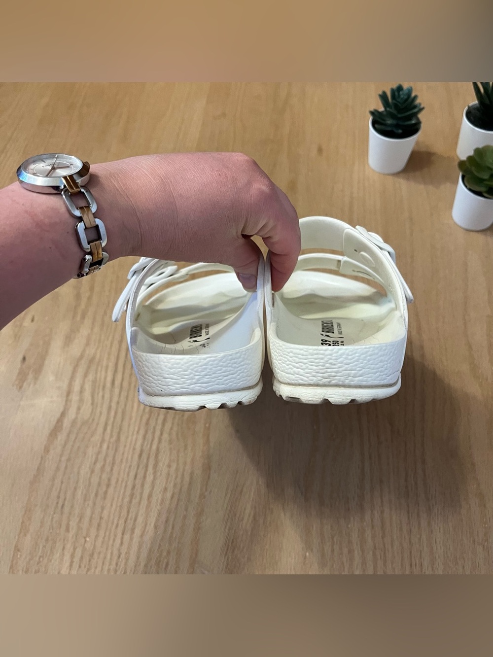 Birkenstock Arizona EVA White Sandals - Picture 5 of 7